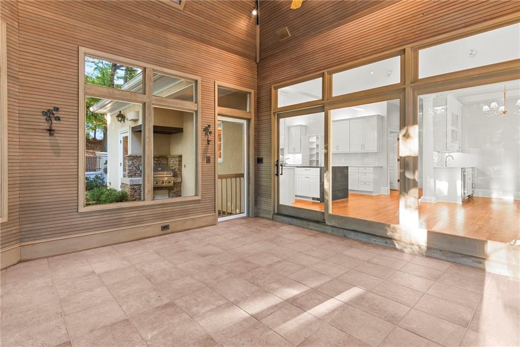 520 Chestnut Rose Lane Sandy Springs, GA 30327 - Photo 71 of 94 a view of an entryway with a floor to ceiling window