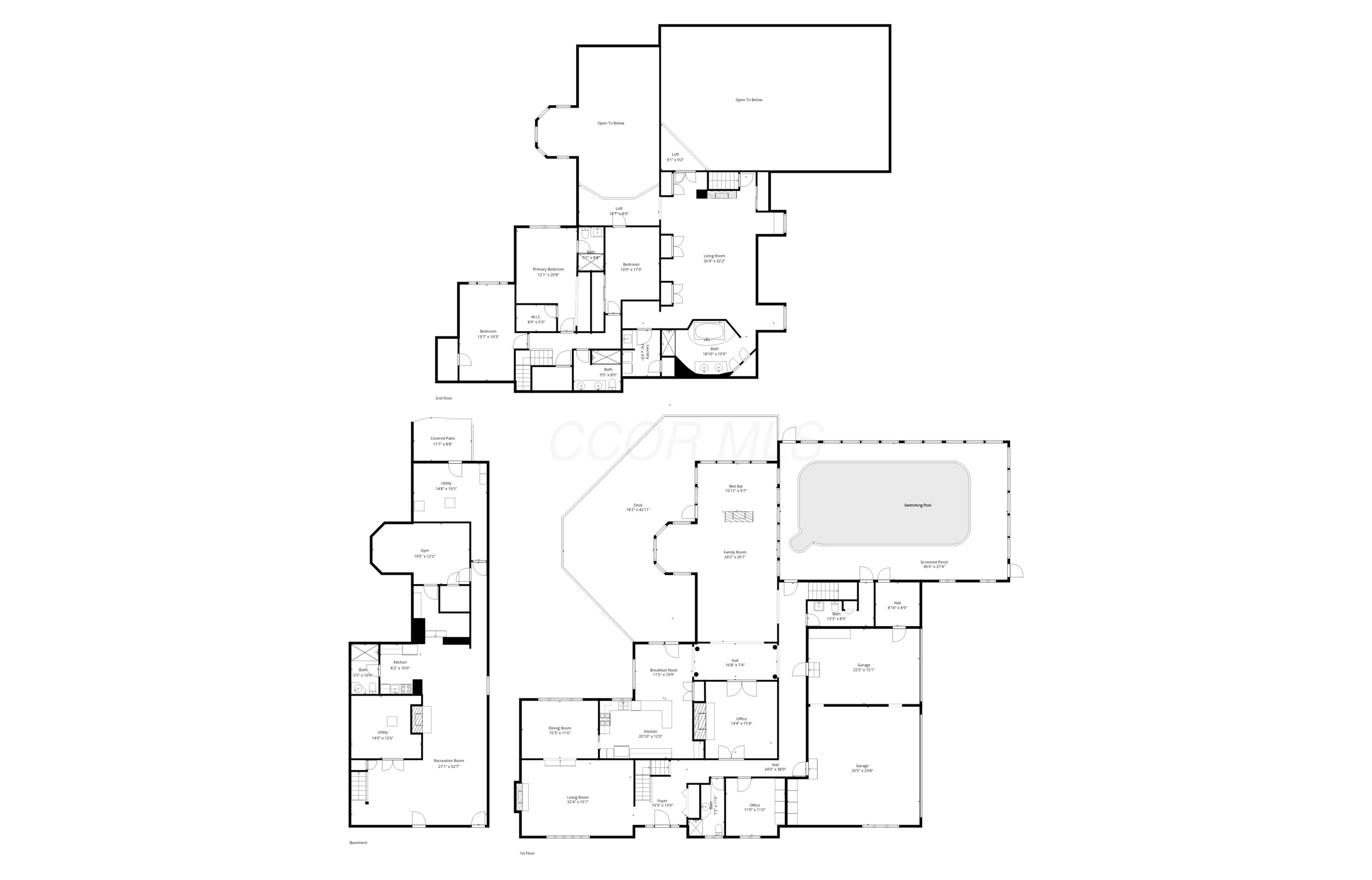 2433 Brookwood Road Columbus, OH 43209 - Photo 105 of 105 Combined Floor Plan