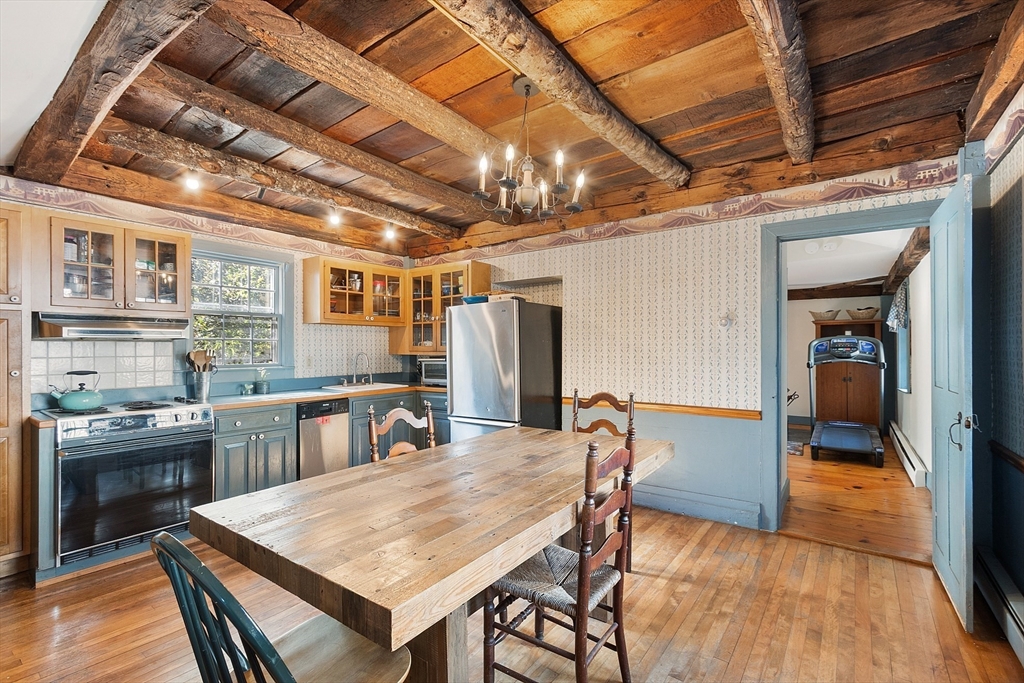 17 Maple Street Sterling, MA 01564 - Photo 13 of 42 a dining table with chairs and wooden floor