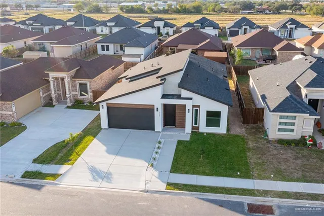 front view of house with a yard