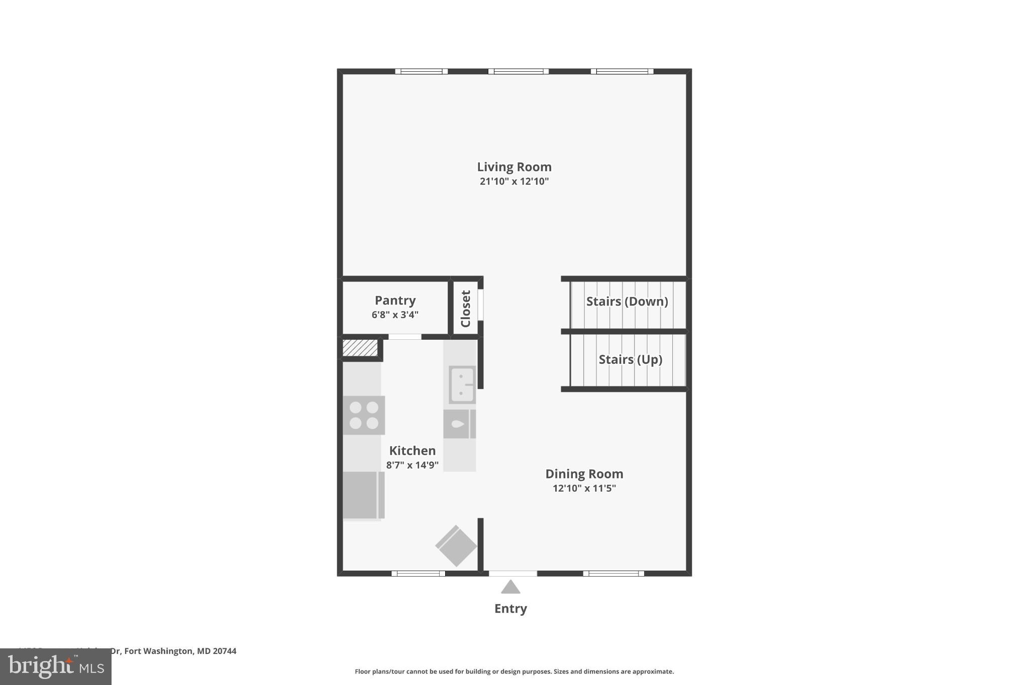 1456 Potomac Heights Drive, Unit 145 Fort Washington, MD 20744 - Photo 49 of 50 a picture of a floor plan