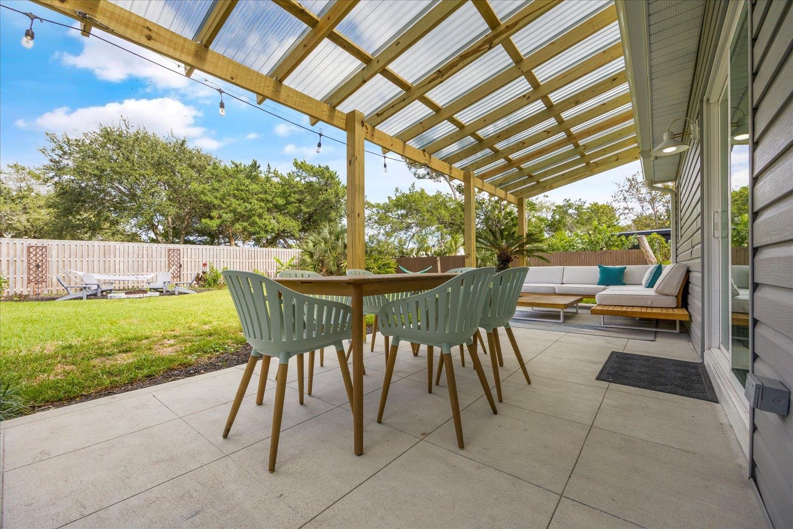 12 Dallyon Avenue St. Augustine, FL 32080 - Photo 40 of 60 a patio view with a seating space