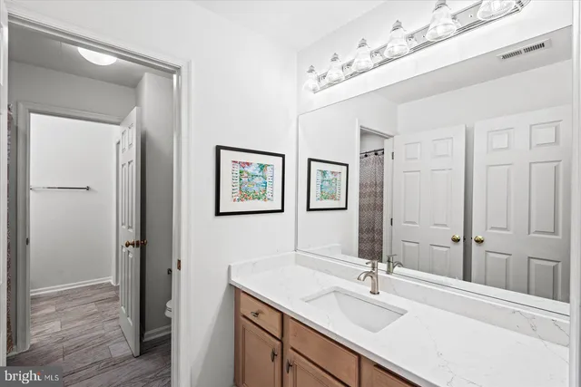 a swimming pool with a trees in the background