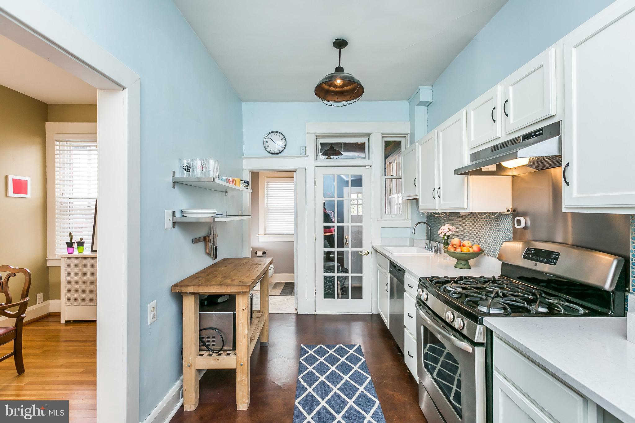 4224 Falls Road Baltimore, MD 21211 - Photo 11 of 49 Kitchen with Eco Friendly Cork Floor