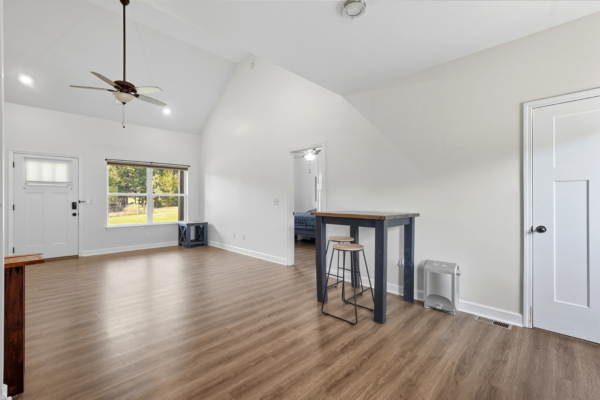 452 Pruett Road Dickson, TN 37055 - Photo 24 of 49 a view of empty room with wooden floor and fan