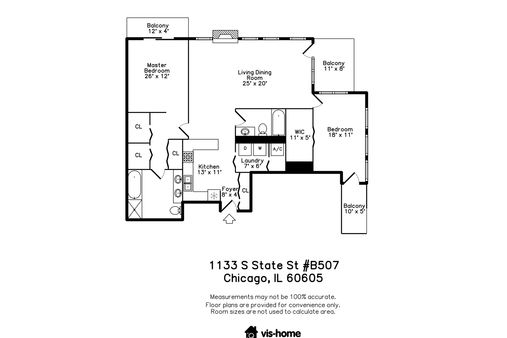 1133 South State Street, Unit 507 Chicago, IL 60605 - Photo 24 of 24