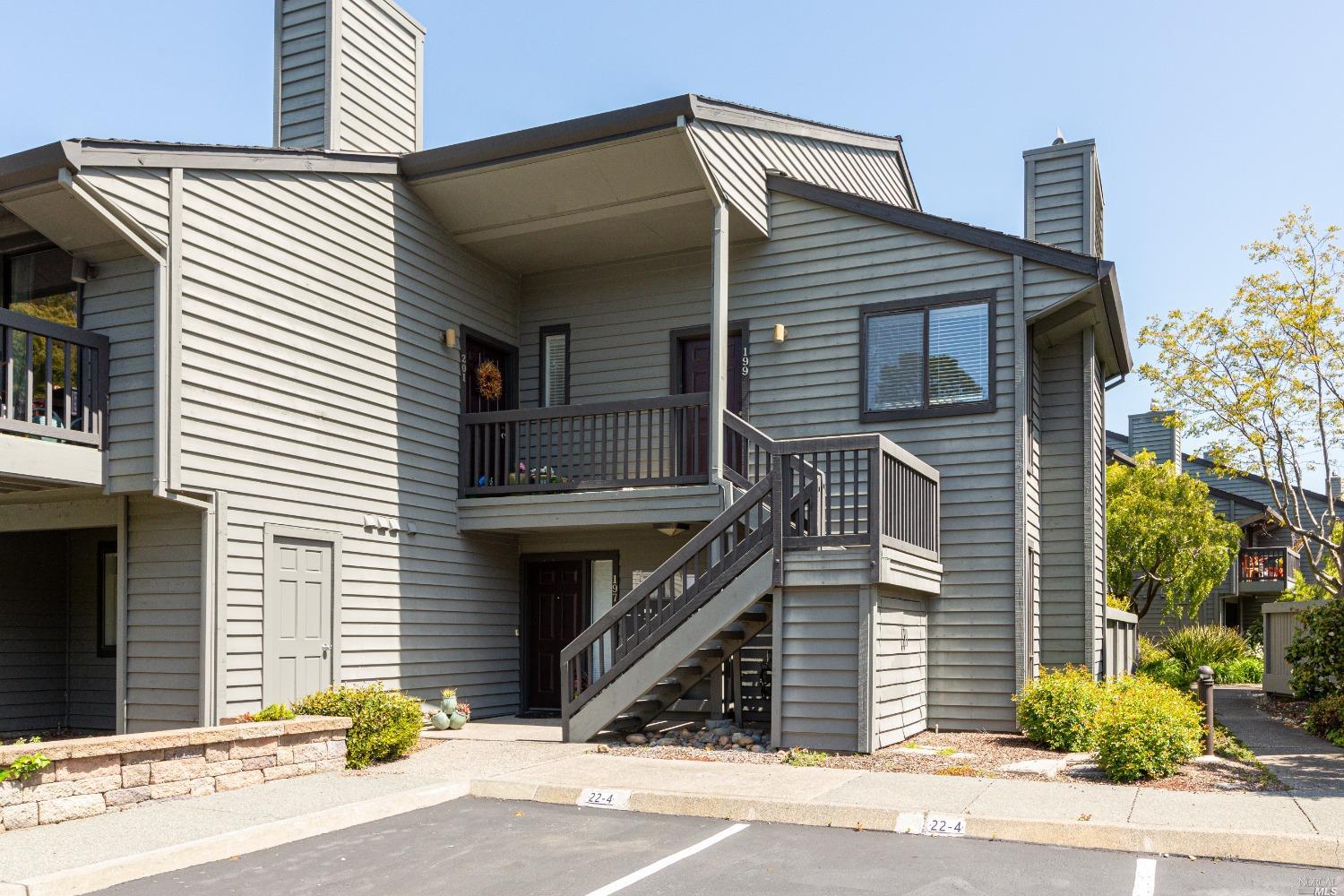 199 Cypress Place Sausalito, CA 94965 - Photo 7 of 12 a front view of a house with garage
