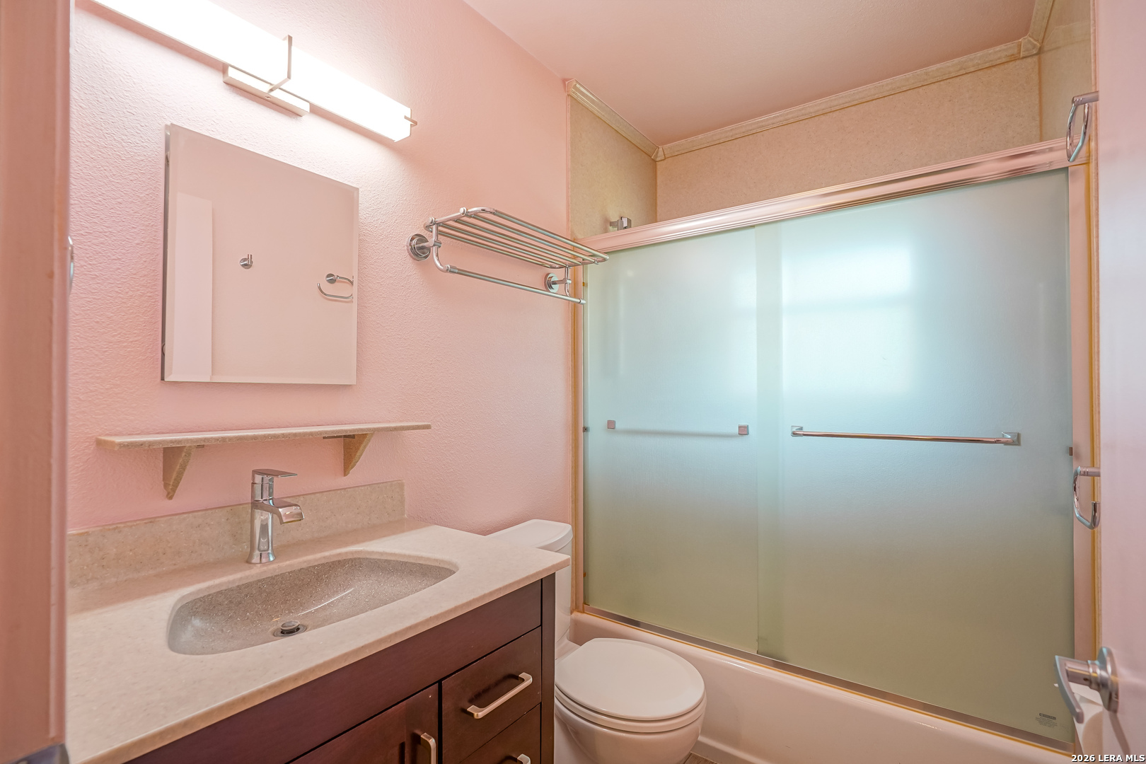 245 Windcrest Drive Windcrest, TX 78239 - Photo 43 of 50 a bathroom with a sink a toilet and shower
