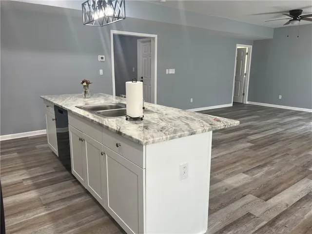 a close view of sink