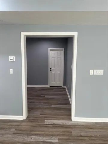 a view of a small space