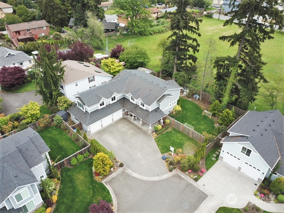 21815 86th Place West Edmonds, WA 98026 - Photo 25 of 25 an aerial view of a house with a lake view