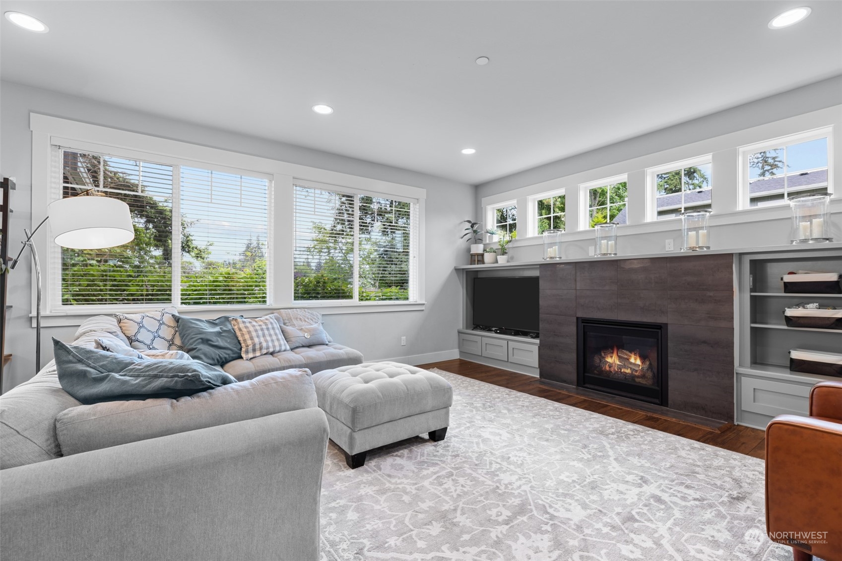 21815 86th Place West Edmonds, WA 98026 - Photo 6 of 25 a living room with furniture and a fireplace