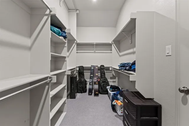 a view of storage and utility room