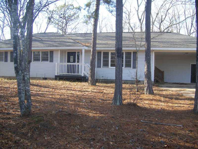 188 Castleman Road Carrollton, GA 30116 - Photo 1 of 1 Exterior Front. FRONT ELEVATION. WOODED YARD!