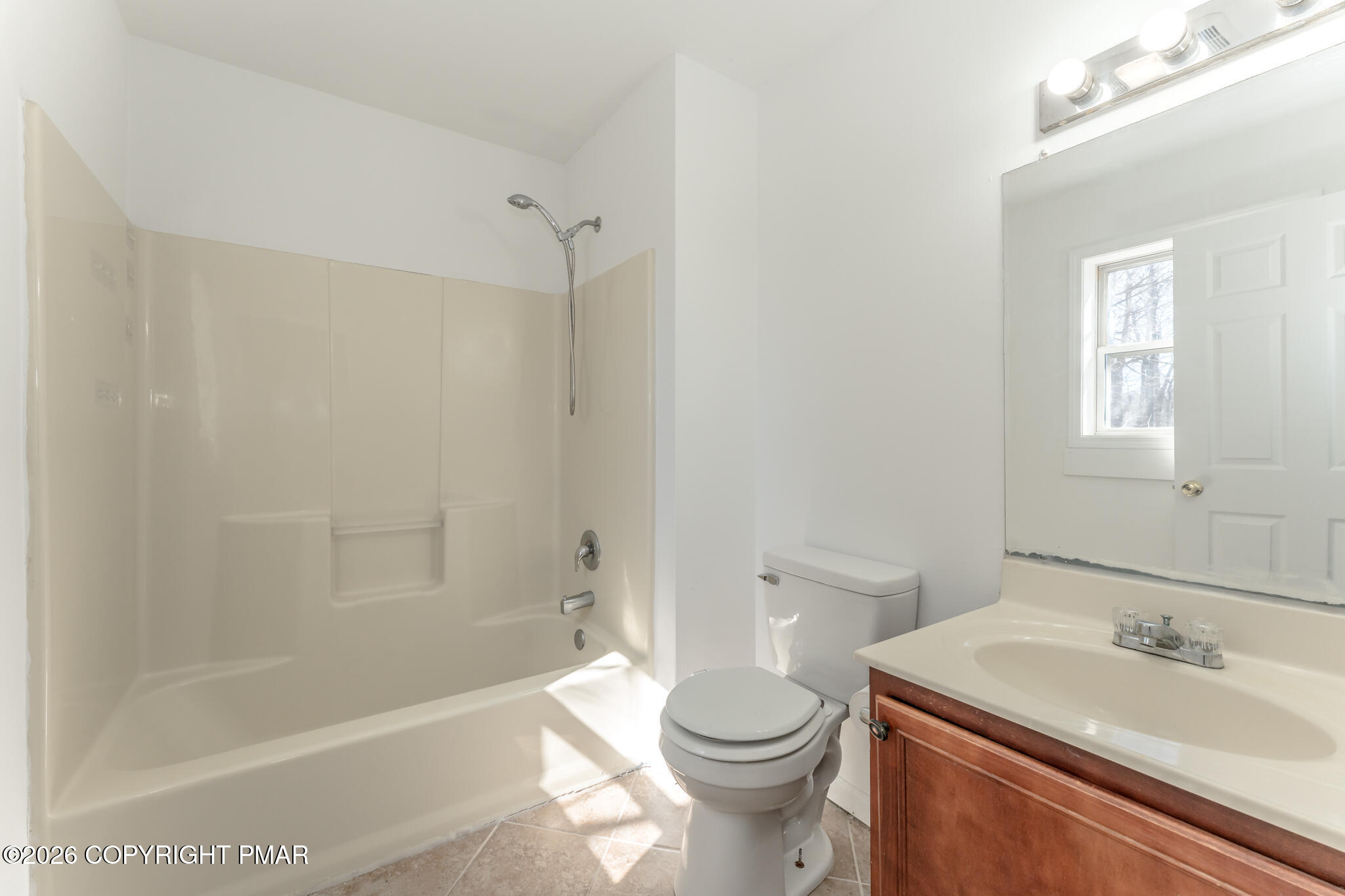 7624 Sawmill Road Tobyhanna, PA 18466 - Photo 37 of 55 a bathroom with a sink a toilet and shower