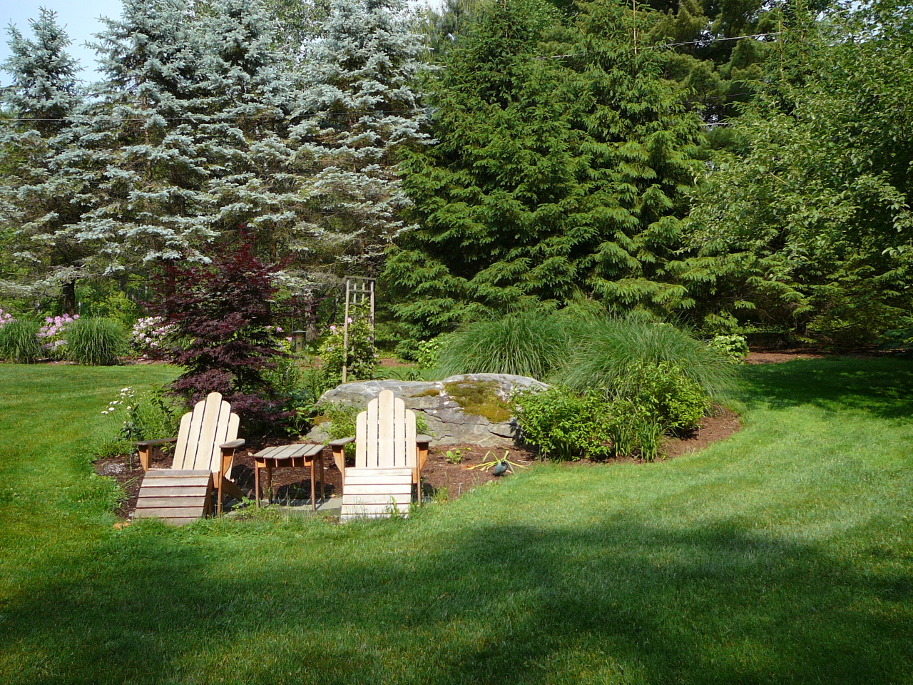 20 Mohawk Lake Road Stockbridge, MA 01262 - Photo 14 of 15 sitting area in back yard