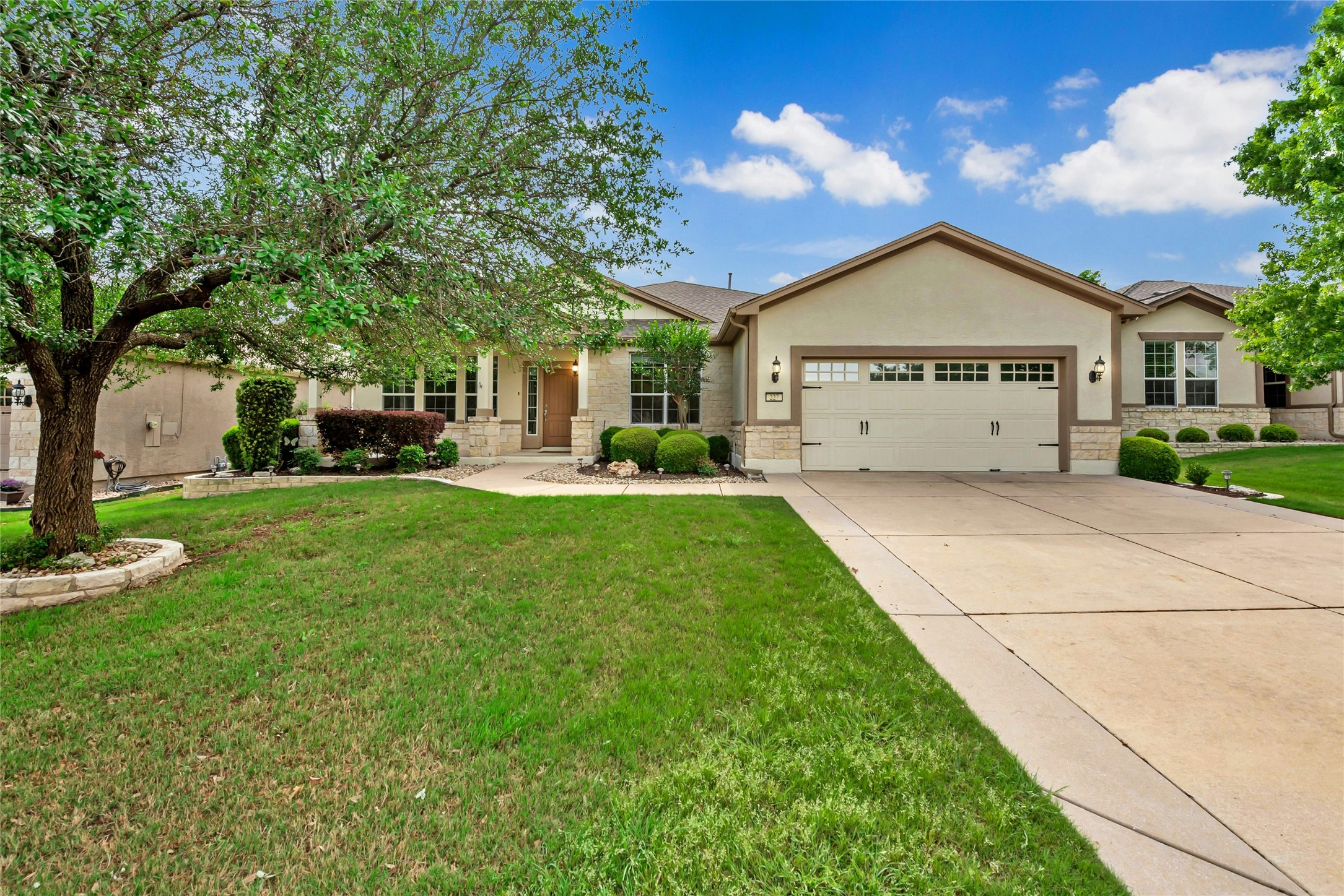 227 Duck Creek Lane Georgetown, TX 78633 - Photo 39 of 40 a view of a house with a yard