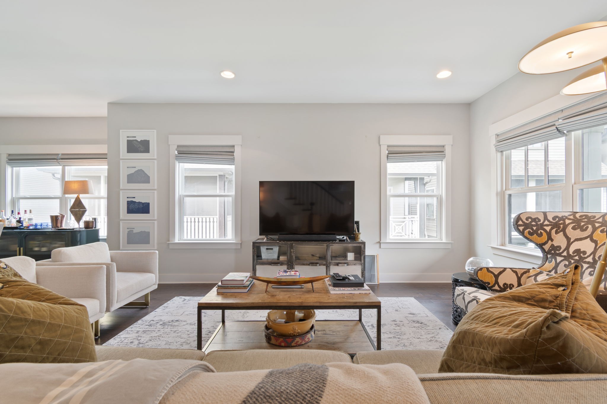 728 Centerpoint Lane Nashville, TN 37209 - Photo 13 of 45 a living room with furniture and a flat screen tv