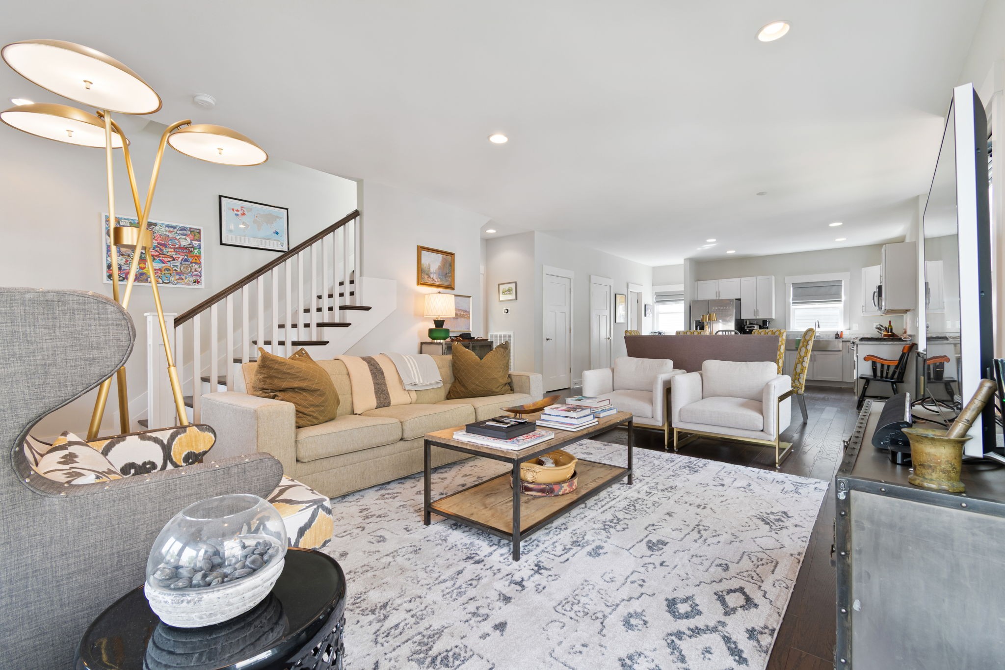 728 Centerpoint Lane Nashville, TN 37209 - Photo 15 of 45 a living room with furniture and a table