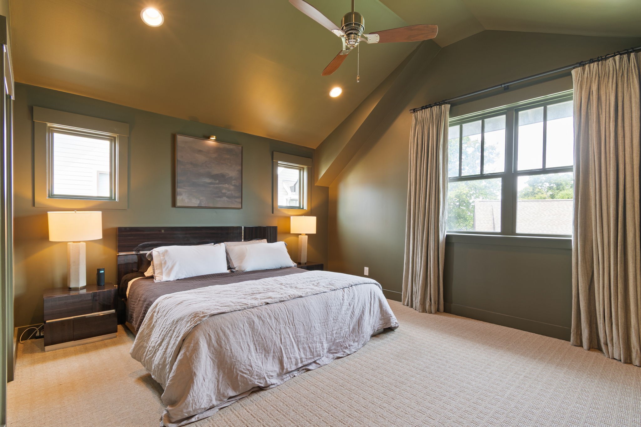 728 Centerpoint Lane Nashville, TN 37209 - Photo 32 of 45 a bedroom with a large bed and a window