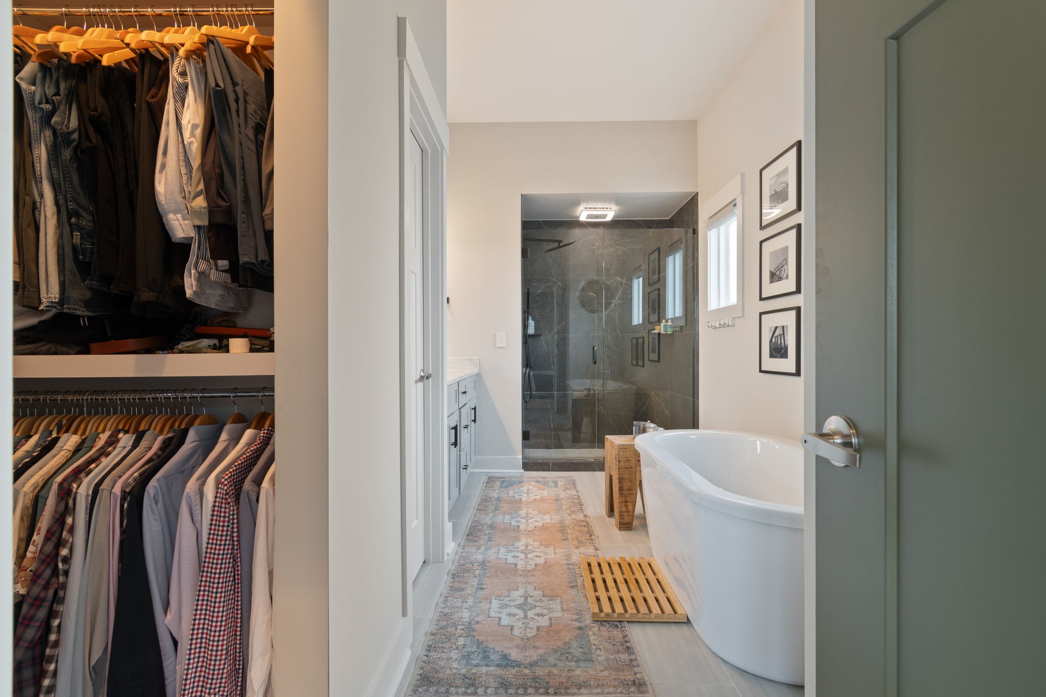 728 Centerpoint Lane Nashville, TN 37209 - Photo 35 of 45 a bathroom with a bathtub and a shower
