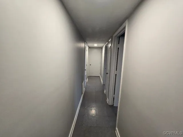 a view of hallway with elevator