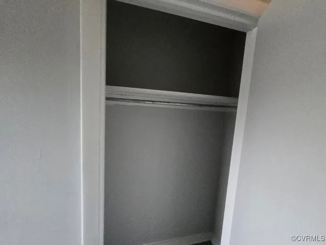 a close view of closet