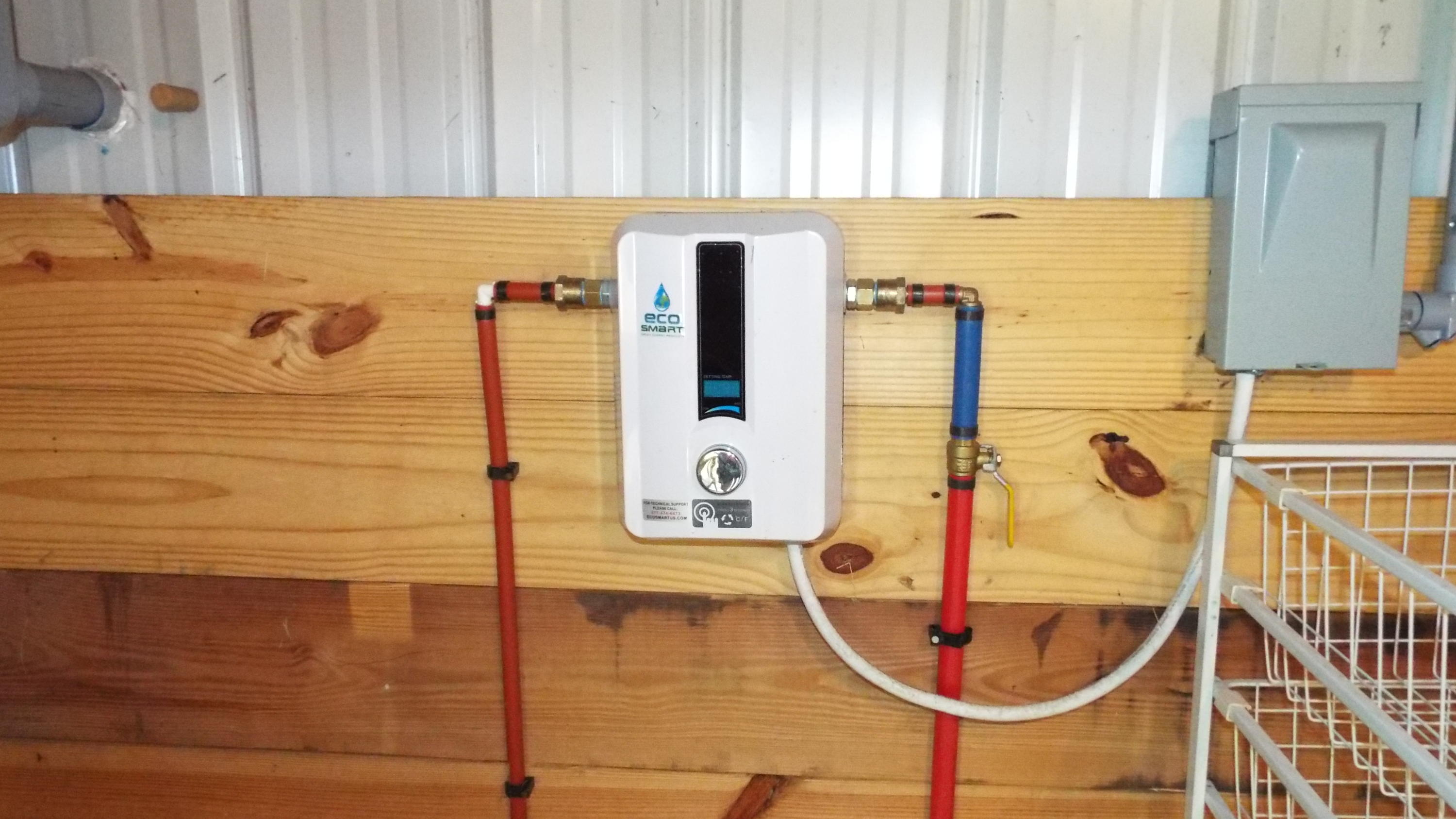 4455 Red Oak Road Cottageville, SC 29435 - Photo 32 of 41 Tankless Hot Water Heater in the Barn