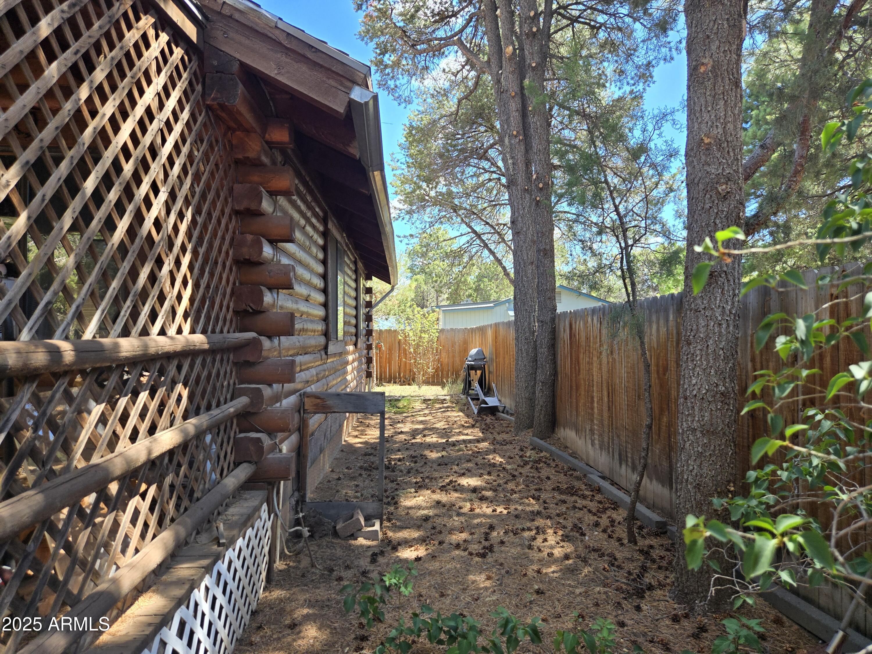 2145 Fishermans Road Overgaard, AZ 85933 - Photo 7 of 28 a backyard of a house with lots of green space