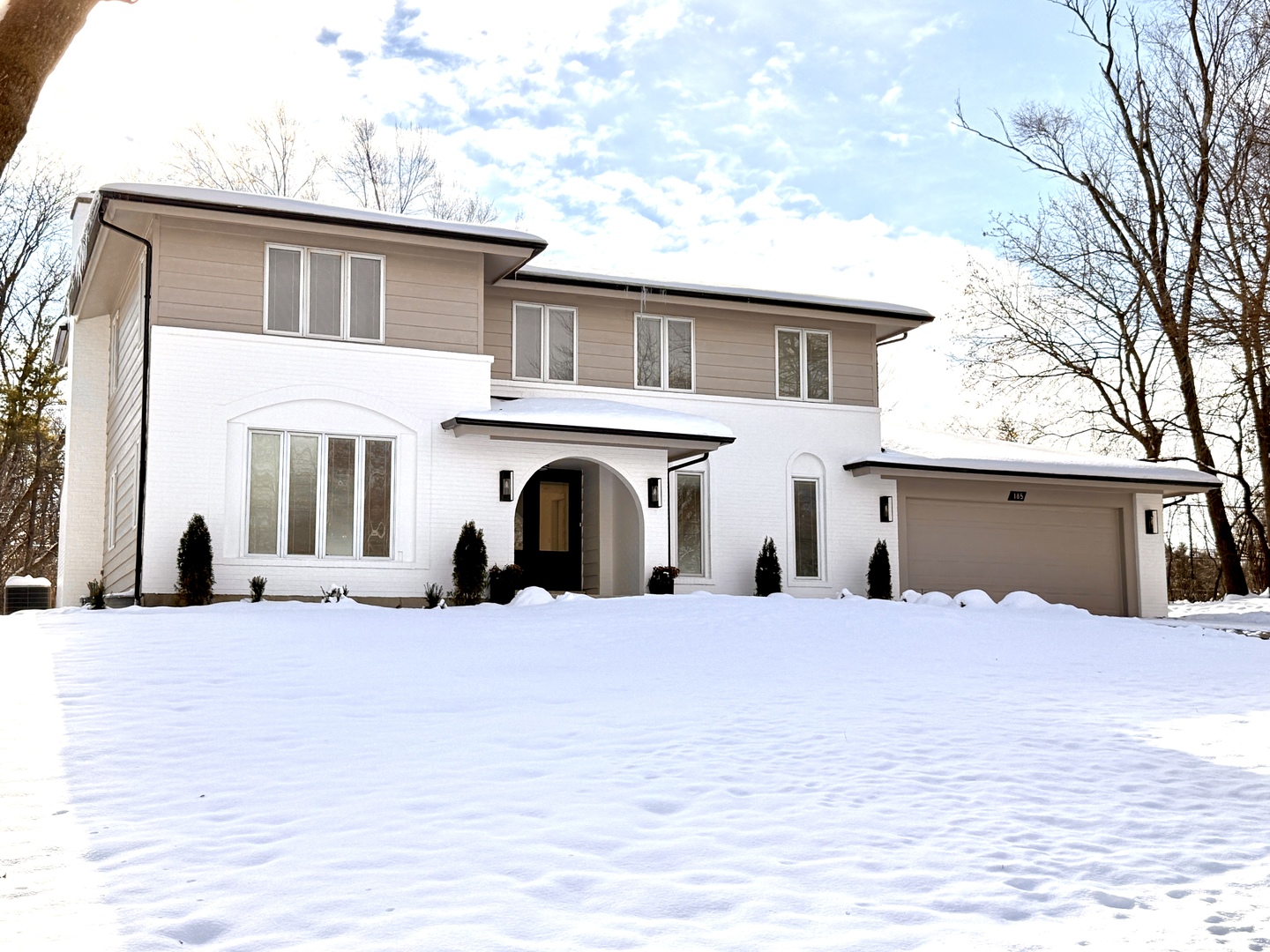 185 Cold Spring Road Barrington, IL 60010 - Photo 1 of 40 a view of a house with a yard and garage
