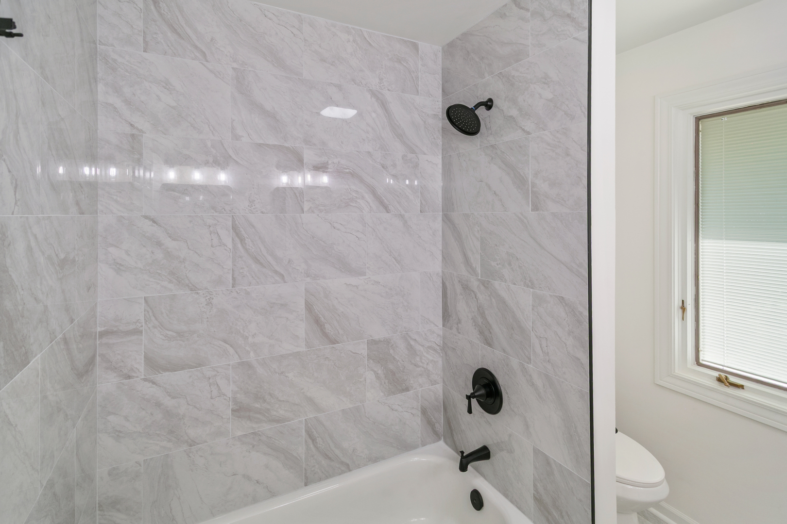 185 Cold Spring Road Barrington, IL 60010 - Photo 17 of 40 a bathroom with a toilet and a shower