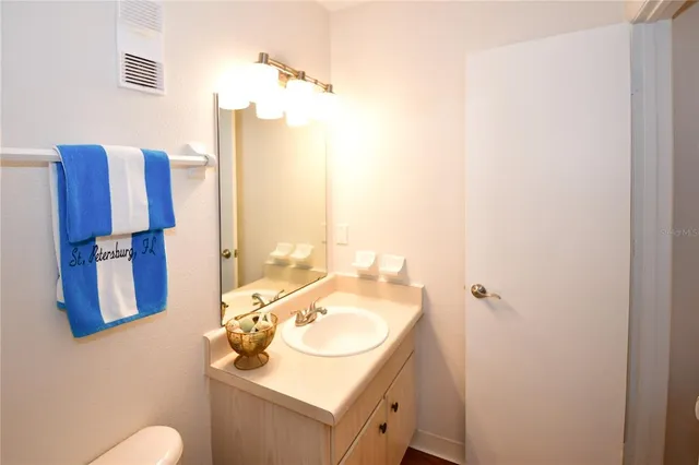 a view of a chair in wooden deck