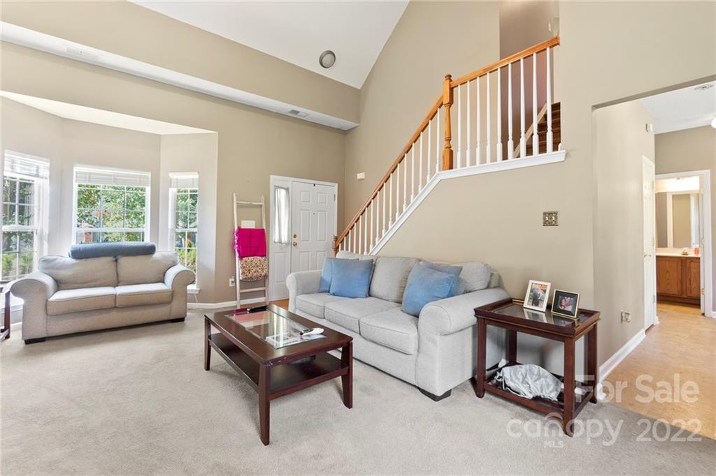 420 Wrayhill Drive Charlotte, NC 28262 - Photo 4 of 22 a living room with furniture and a large window