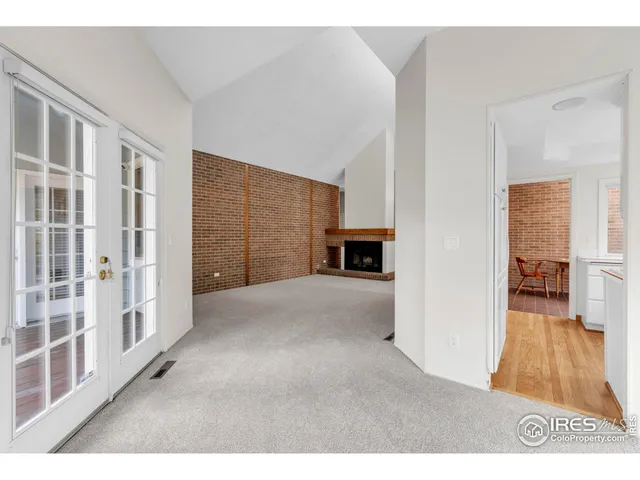 a view interior of a house and an empty room
