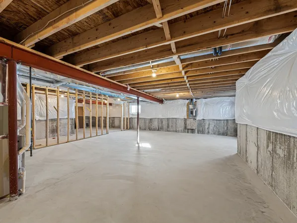 a view of under construction room and staircase