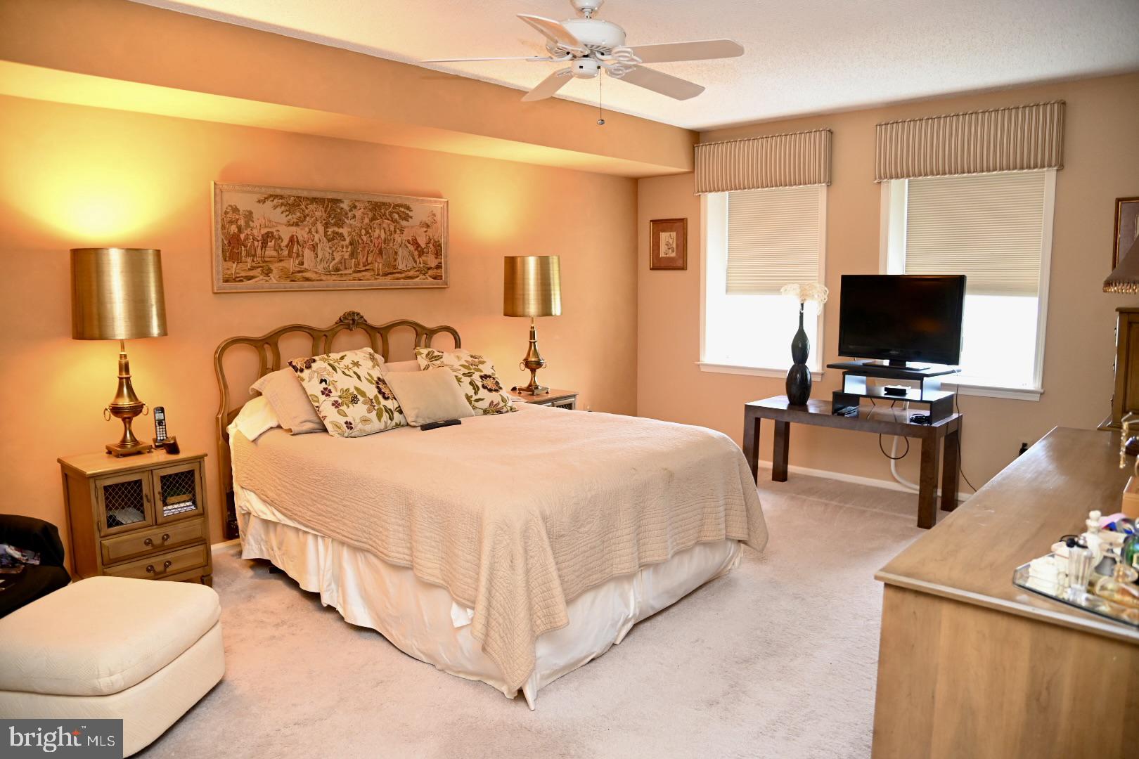 5303 Centennial Station Warminster, PA 18974 - Photo 14 of 60 a bedroom with a bed and a flat screen tv