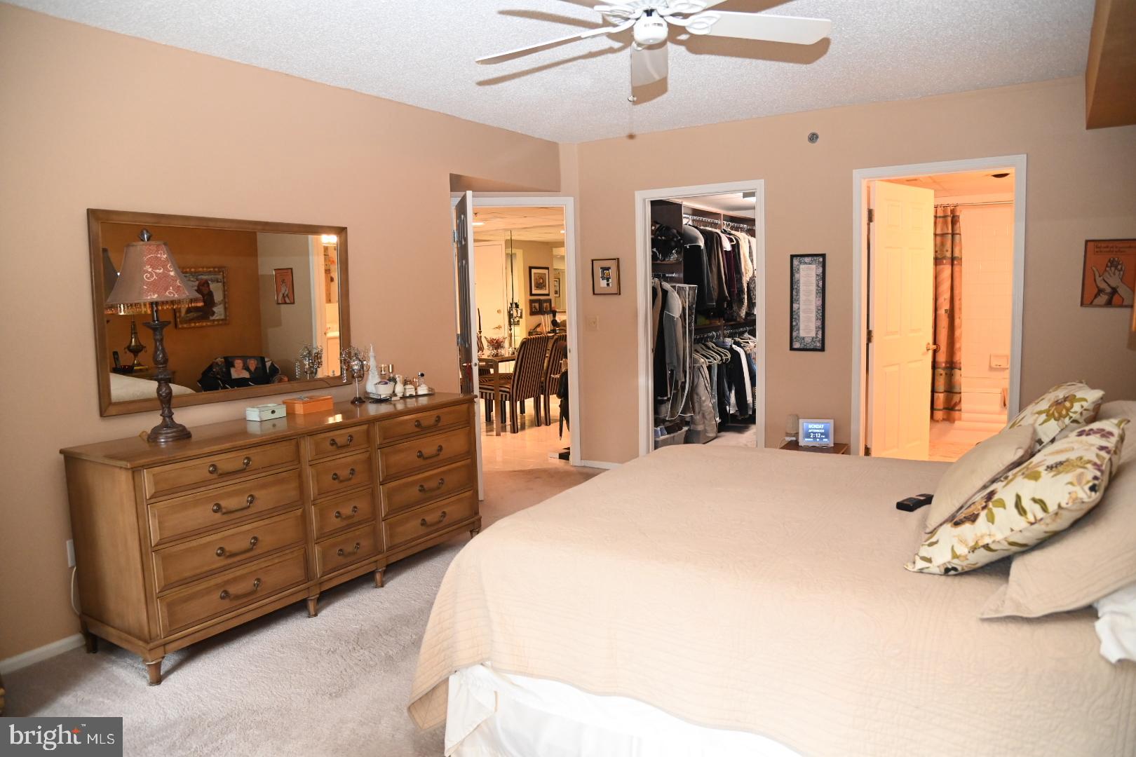 5303 Centennial Station Warminster, PA 18974 - Photo 18 of 60 a bedroom with a bed and a large mirror on the dresser