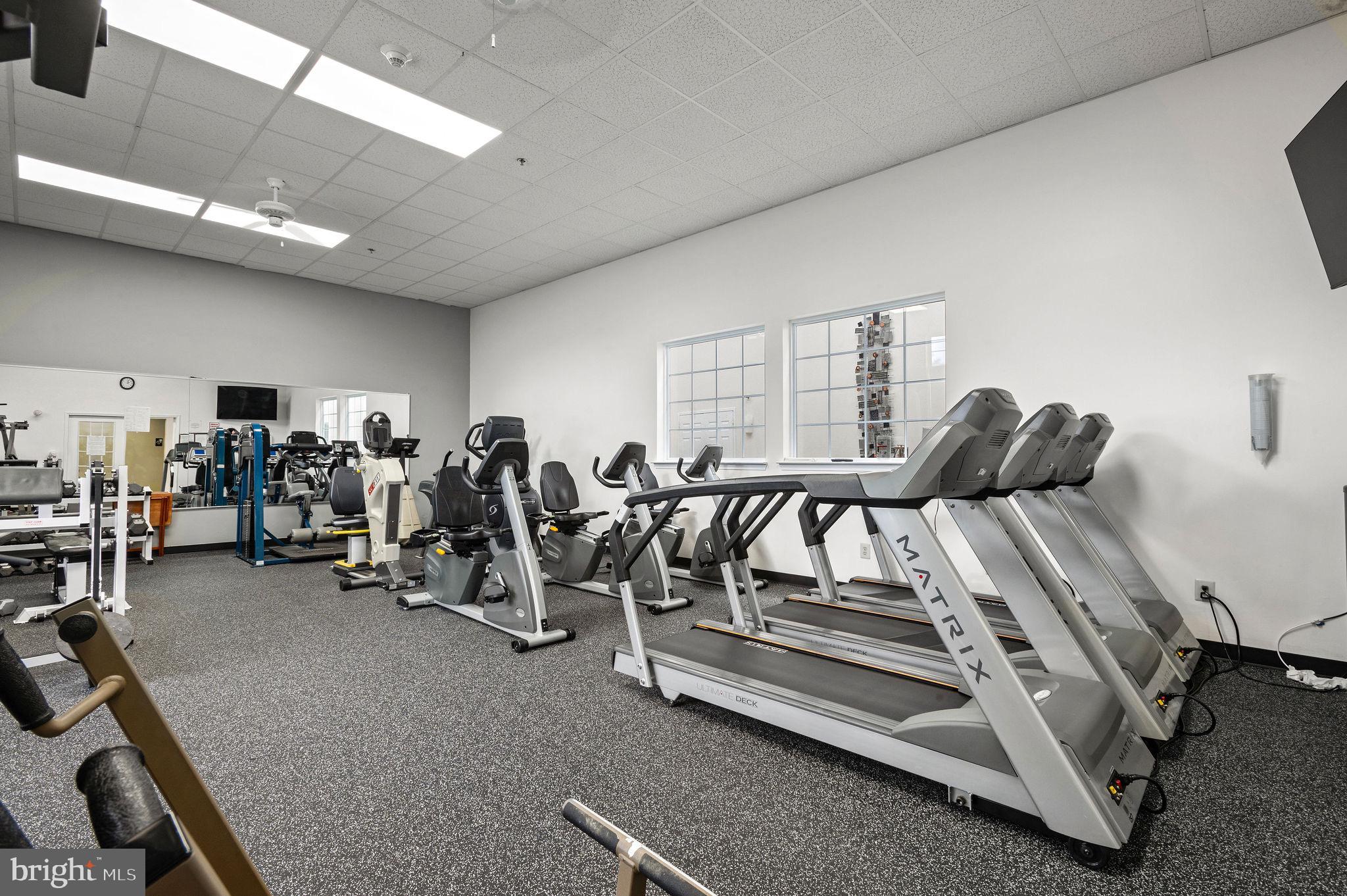5303 Centennial Station Warminster, PA 18974 - Photo 43 of 60 a view of a room with gym equipment