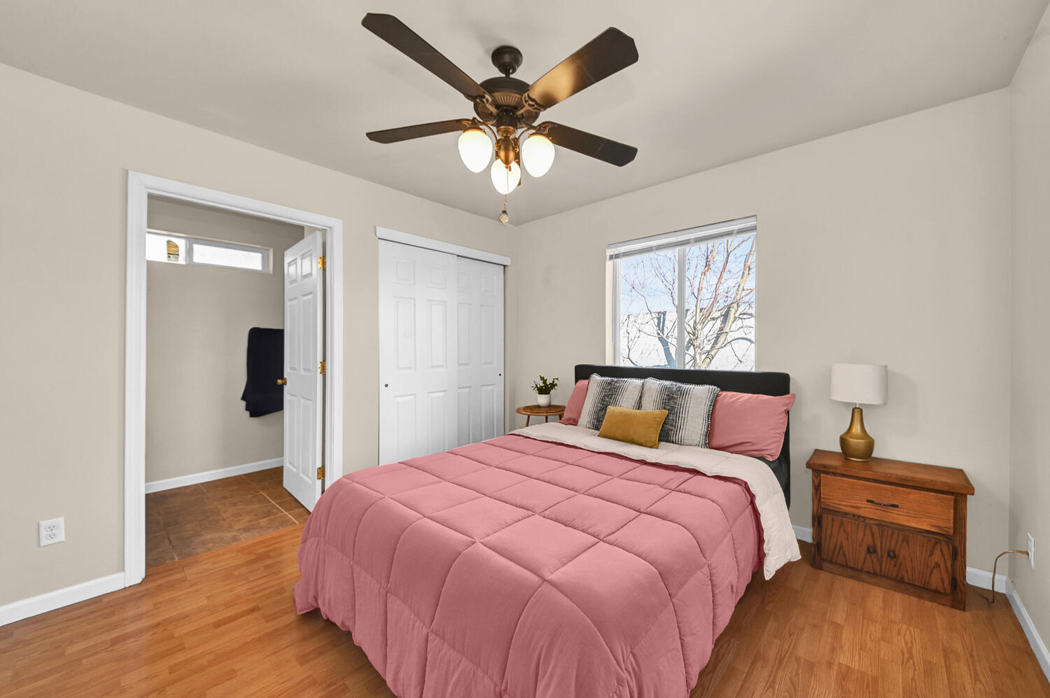 61258 Blakely Road Bend, OR 97702 - Photo 12 of 26 Primary bedroom at end of hall for privacy.