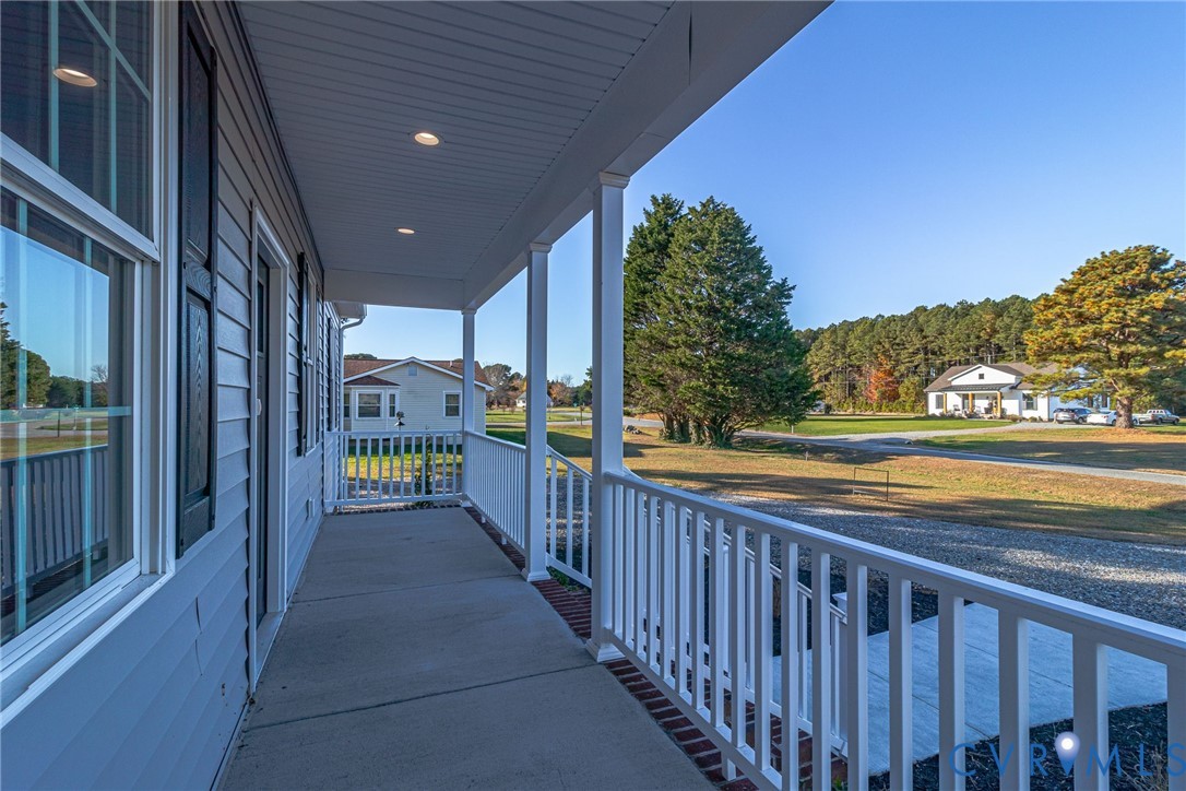 360 Skipjack Drive Heathsville, VA 22473 - Photo 36 of 48 Wonderful Covered Front Porch with maintenance fre
