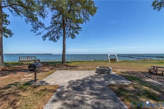 a view of a ocean beach