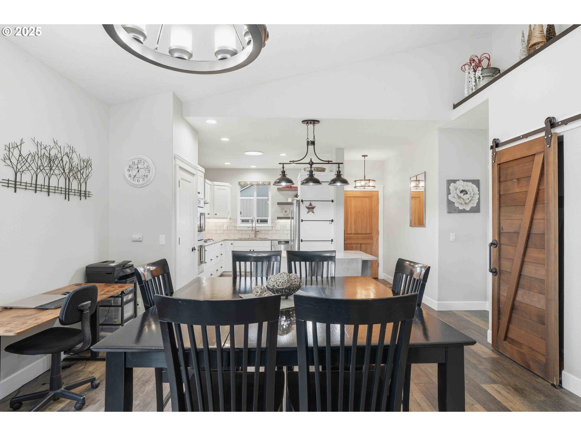112 Summit View Avenue Southeast Salem, OR 97306 - Photo 15 of 47 a view of a dining room with furniture and wooden floor