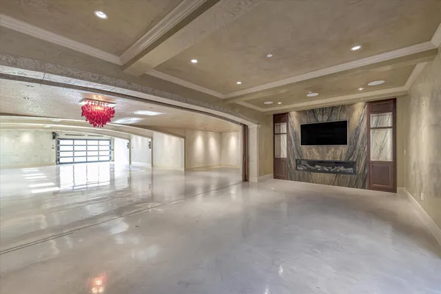 a view of livingroom with a fireplace