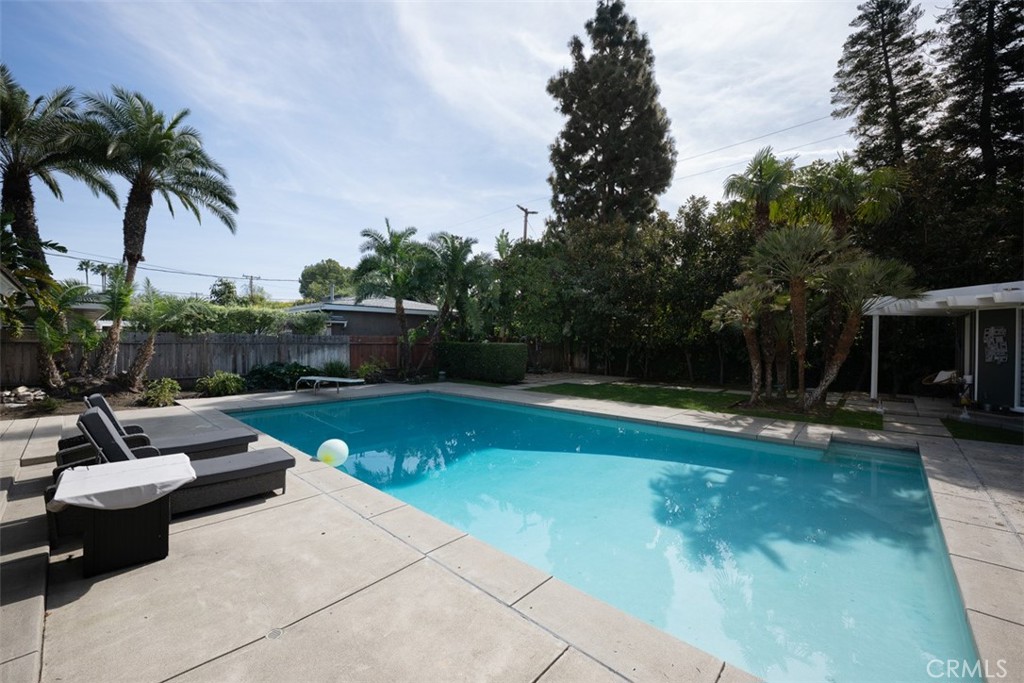 1222 Sharon Road Santa Ana, CA 92706 - Photo 24 of 34 a view of swimming pool with seating space
