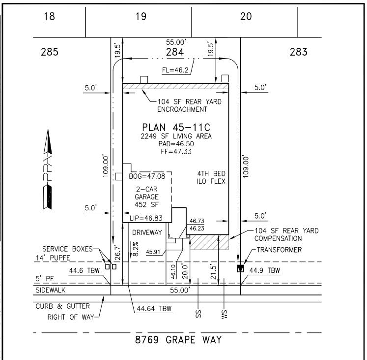 8769 Grape Way Sacramento, CA 95828 - Photo 3 of 4 8769 Grape Way Preliminary Plot Plan