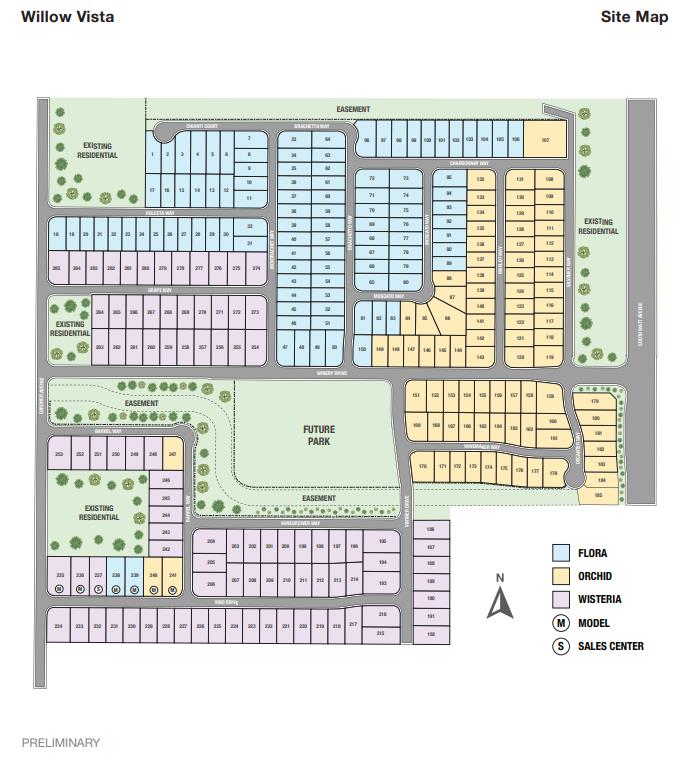 8769 Grape Way Sacramento, CA 95828 - Photo 4 of 4 Willow Vista Site Map