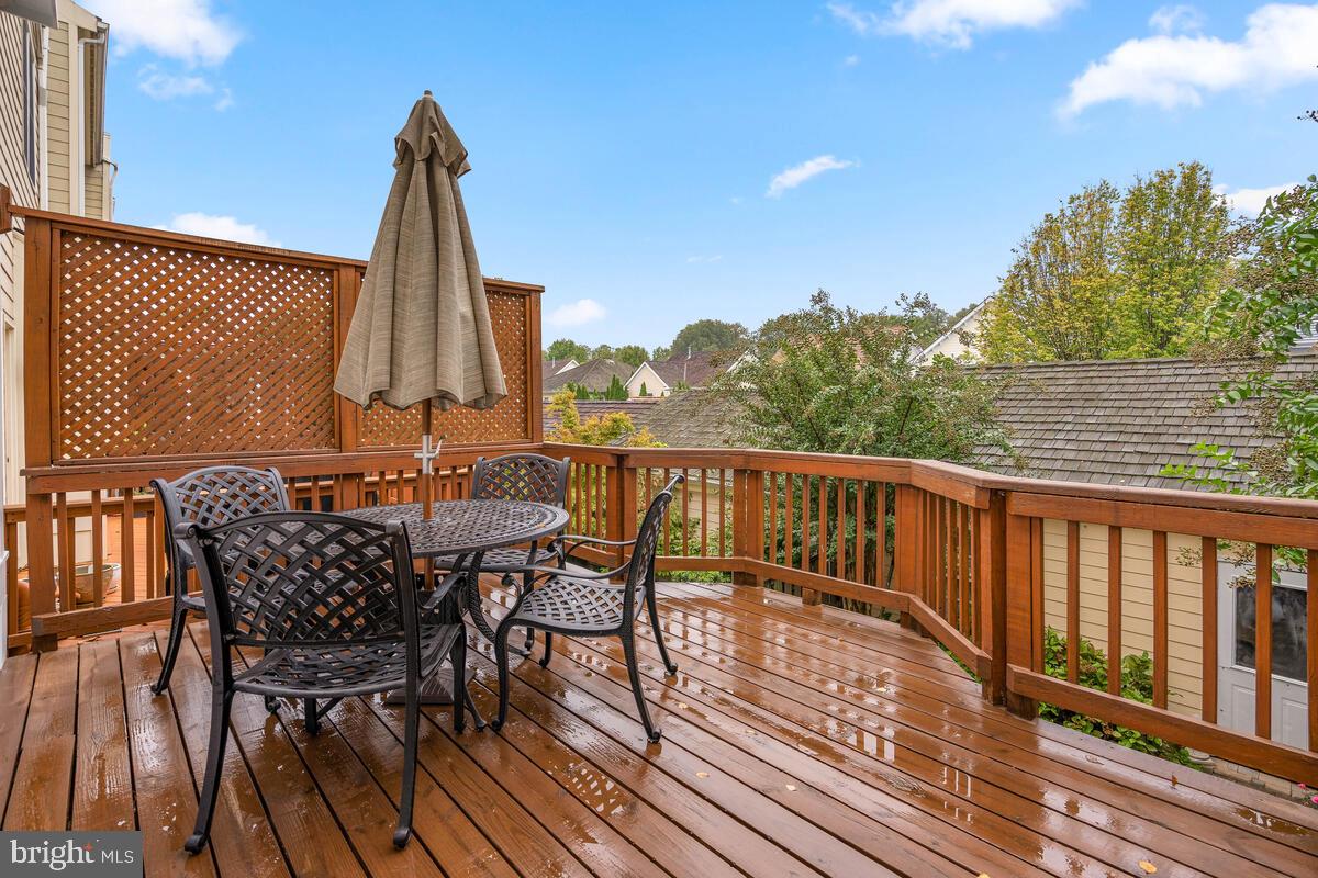 354 Hart Road Gaithersburg, MD 20878 - Photo 17 of 66 Deck off of Kitchen with steps down to patio