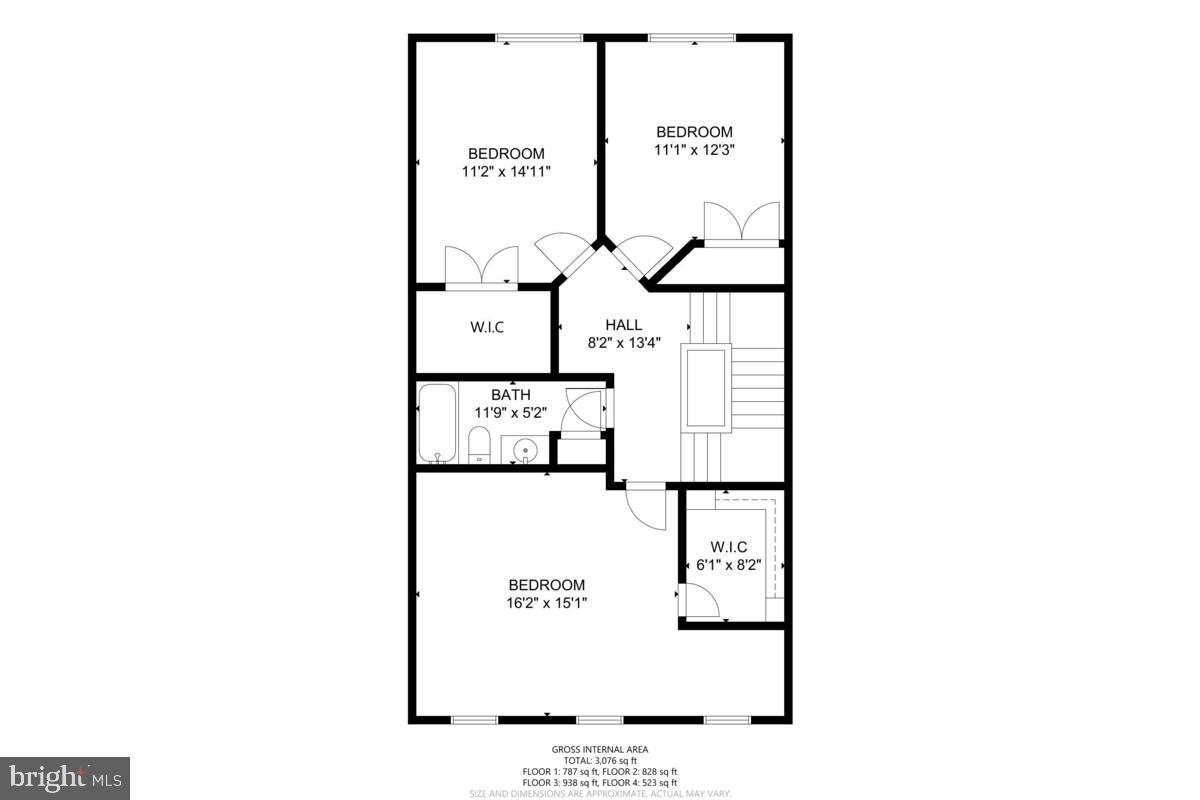 354 Hart Road Gaithersburg, MD 20878 - Photo 47 of 66 Upper Level 1 Floorpan