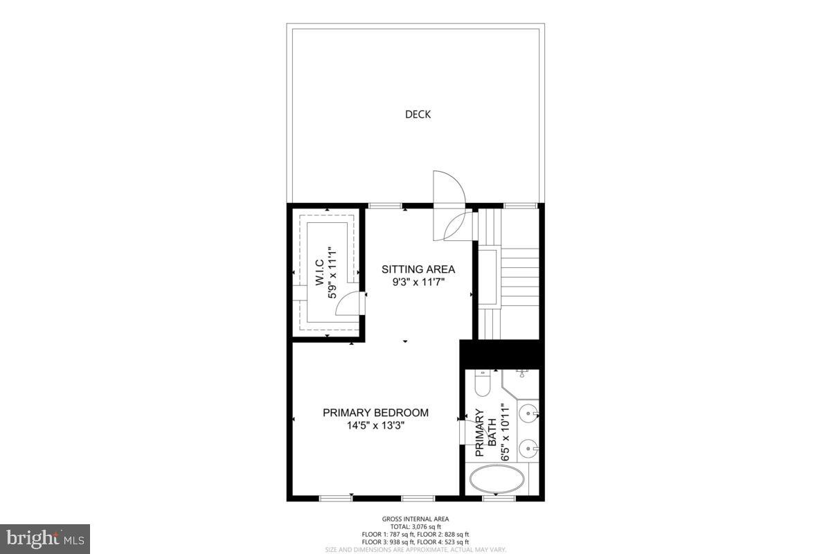 354 Hart Road Gaithersburg, MD 20878 - Photo 48 of 66 Upper Level 2 Floorpan