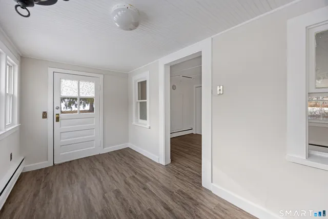 wooden floor in an empty room